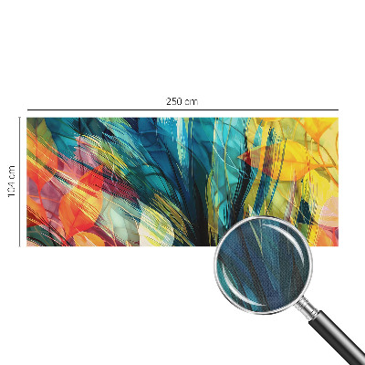 38D-Fototapete fürs Schlafzimmer Abstrakte Blätter