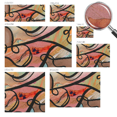 38D-Fototapete Farbenfrohe Bewegung