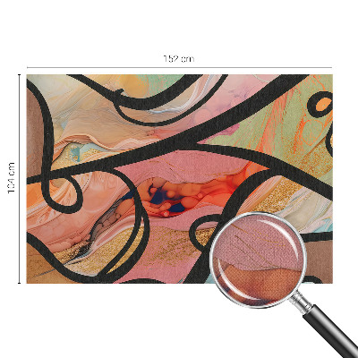 38D-Fototapete Farbenfrohe Bewegung