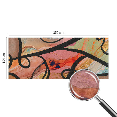 38D-Fototapete Farbenfrohe Bewegung