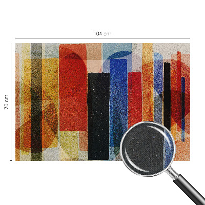 Fototapete in 3D-Optik mit geometrischen Formen