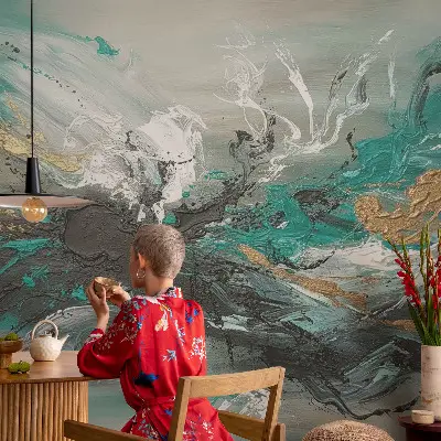 Fototapete nach Maß mit künstlerischem Wirbel als Motiv
