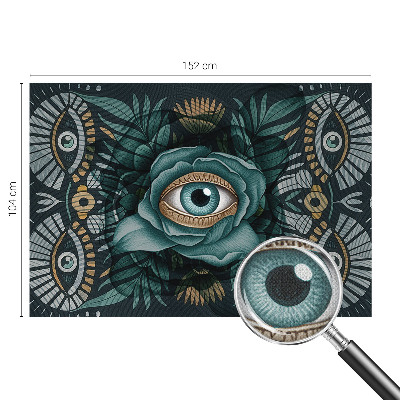 Motivtapete fürs Wohnzimmer Blütenauge