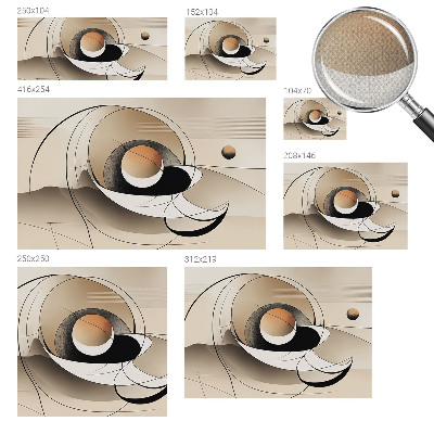 Moderne Fototapete nach Maß Harmonische Abstraktion