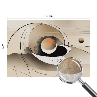 Moderne Fototapete nach Maß Harmonische Abstraktion