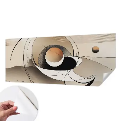Moderne Fototapete nach Maß mit harmonischer abstrakter Gestaltung