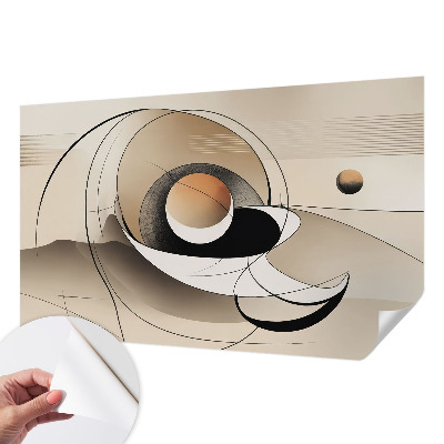 Moderne Fototapete nach Maß Harmonische Abstraktion