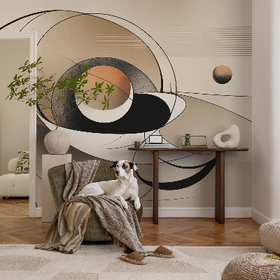 Moderne Fototapete nach Maß Harmonische Abstraktion