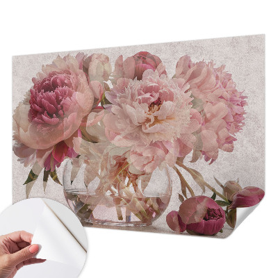 Hochwertige Bildtapete Pfingstrosen-Charm