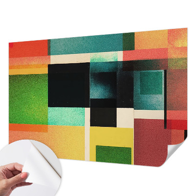 Selbstklebende Fototapete für die Wand mit einem geometrisch-abstrakten Motiv