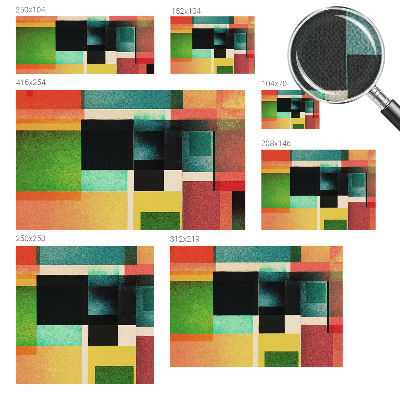 Selbstklebende Fototapete für die Wand Geometrische Abstraktion