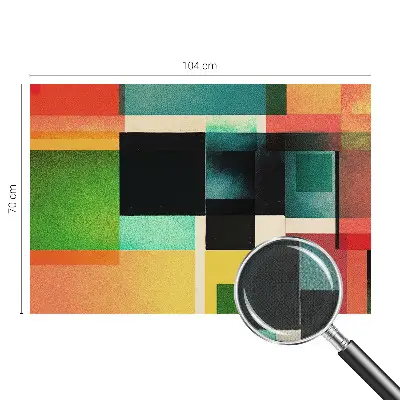Selbstklebende Fototapete für die Wand mit einem geometrisch-abstrakten Motiv