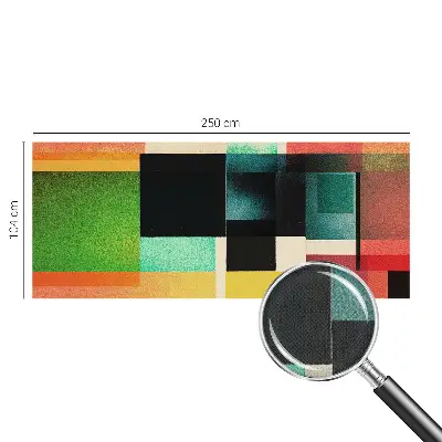 Selbstklebende Fototapete für die Wand mit einem geometrisch-abstrakten Motiv