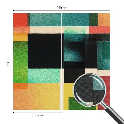 Selbstklebende Fototapete für die Wand mit einem geometrisch-abstrakten Motiv