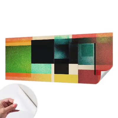 Selbstklebende Fototapete für die Wand mit einem geometrisch-abstrakten Motiv