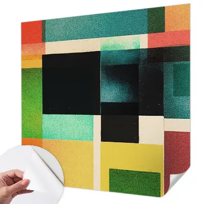 Selbstklebende Fototapete für die Wand mit einem geometrisch-abstrakten Motiv