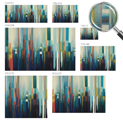 Selbstklebende Fototapete Abstrakte Streifen