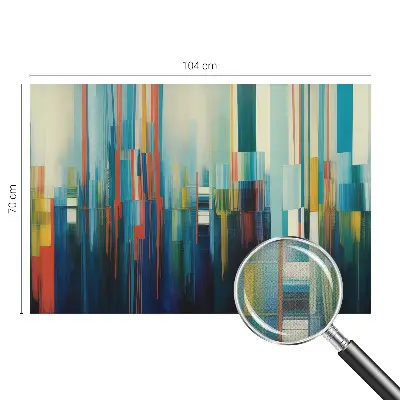 Selbstklebende Fototapete mit abstrakten Streifen