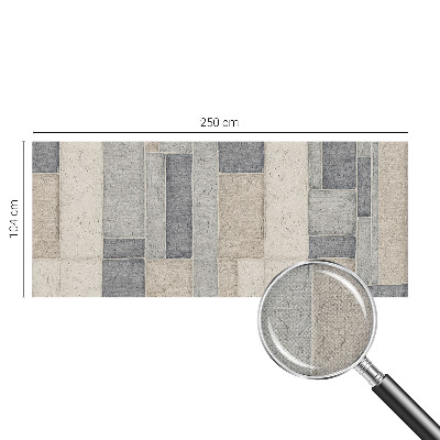 Fototapete in 3D-Optik Geometrisches Mosaik