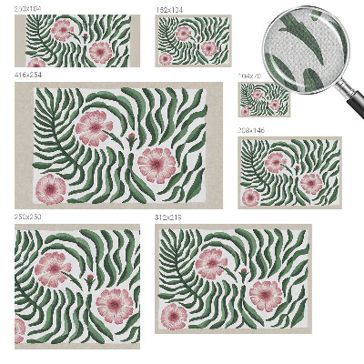 39D-Fototapete fürs Schlafzimmer Blütenblätter