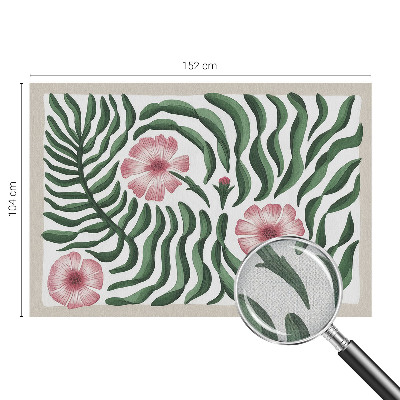 39D-Fototapete fürs Schlafzimmer Blütenblätter