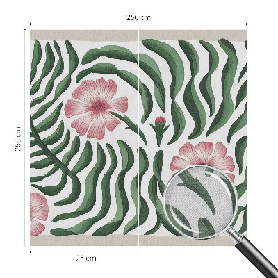 39D-Fototapete fürs Schlafzimmer Blütenblätter