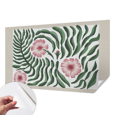 39D-Fototapete fürs Schlafzimmer Blütenblätter