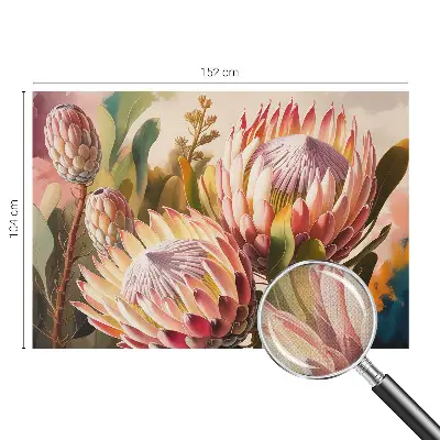 Motivtapete nach Maß mit Protea-Blüten