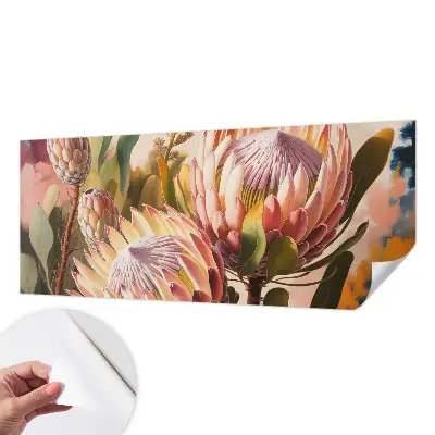 Motivtapete nach Maß mit Protea-Blüten