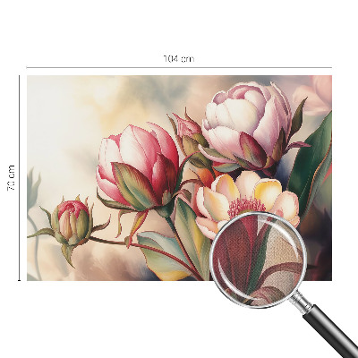 Motivtapete fürs Wohnzimmer Ein Blumenstrauß