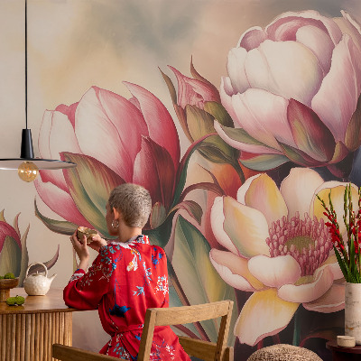 Motivtapete fürs Wohnzimmer Ein Blumenstrauß