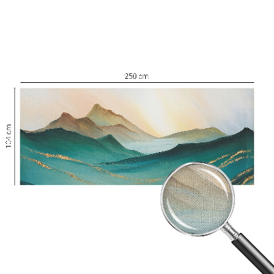 Fototapete in 3D-Optik mit friedlicher Landschaft