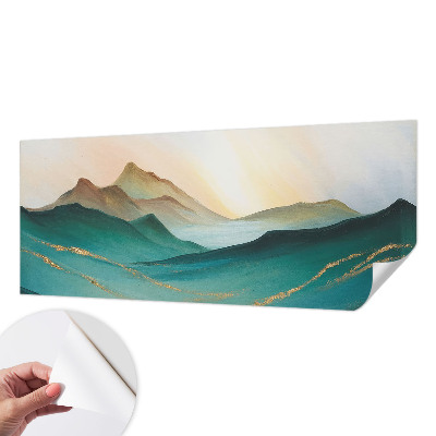 Fototapete in 3D-Optik mit friedlicher Landschaft