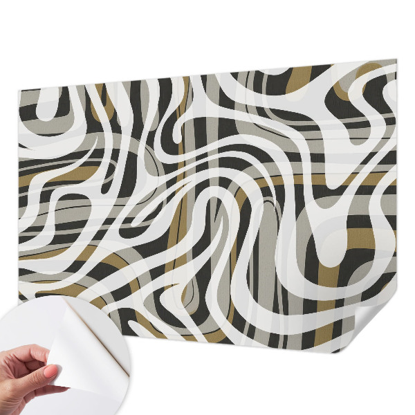 40D-Fototapete fürs Wohnzimmer Abstrakte Linien