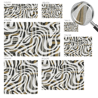 40D-Fototapete fürs Wohnzimmer Abstrakte Linien