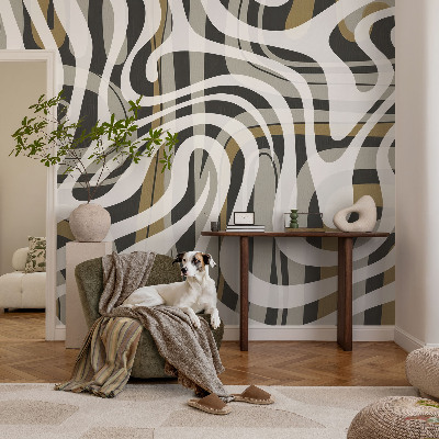 40D-Fototapete fürs Wohnzimmer Abstrakte Linien