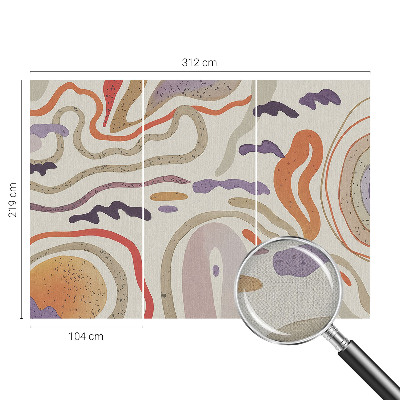 Hochwertige Bildtapete Abstrakte Muster