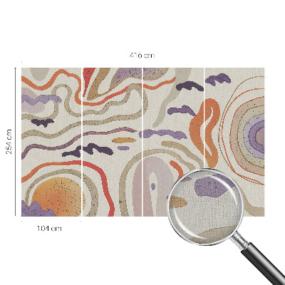 Hochwertige Bildtapete Abstrakte Muster