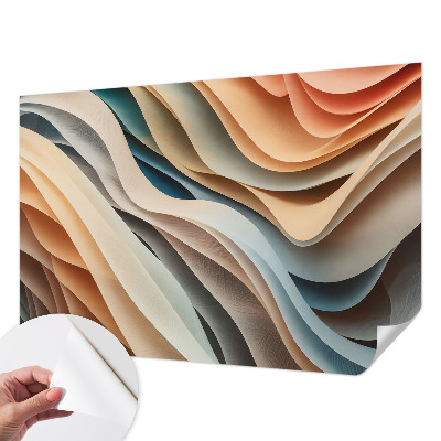 Fototapete nach Maß mit wellenförmigem Design
