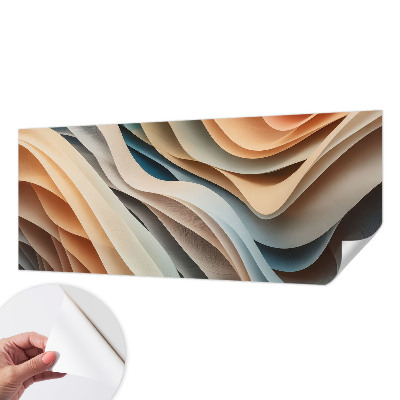 Fototapete nach Maß Wellenförmige Formen