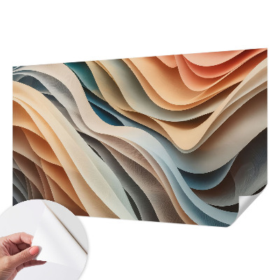 Fototapete nach Maß Wellenförmige Formen