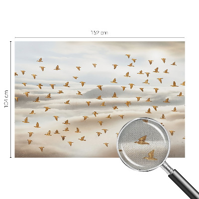 Vintage tapete Vögel im Flug