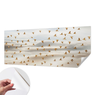 Vintage tapete Vögel im Flug