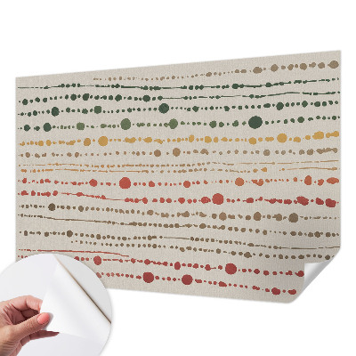 Selbstklebende Fototapete für die Wand Bunte Punkte