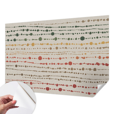 Selbstklebende Fototapete für die Wand Bunte Punkte