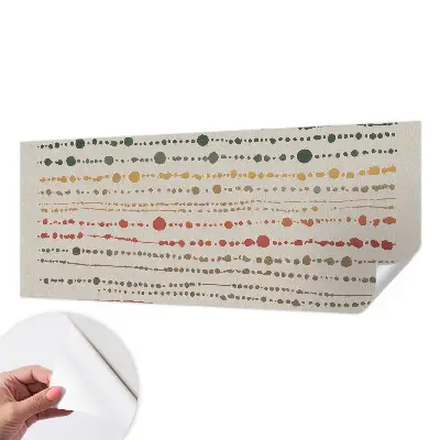Selbstklebende Fototapete für die Wand mit bunten Punkten
