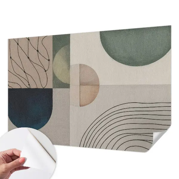 Selbstklebende Fototapete mit geometrischem Muster