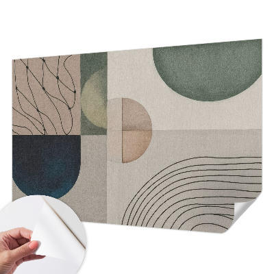 Selbstklebende Fototapete mit geometrischem Muster