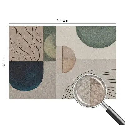 Selbstklebende Fototapete mit geometrischem Muster