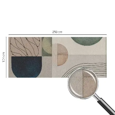 Selbstklebende Fototapete mit geometrischem Muster
